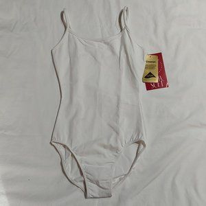 PrimaSoft White Camisole Leotard Child 12-14